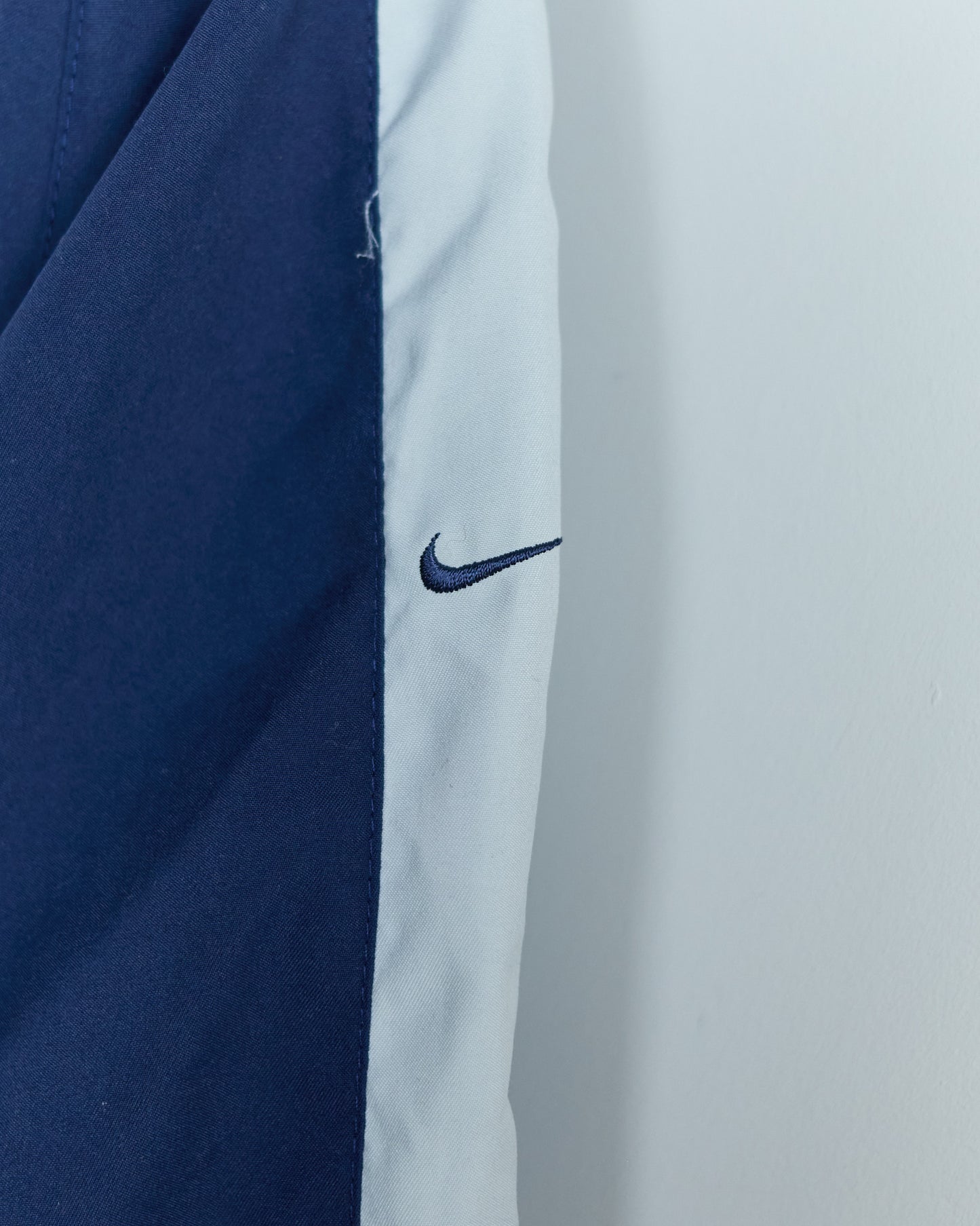 90s Nike Golf Blue/White Quarter Zip Windbreaker (L)