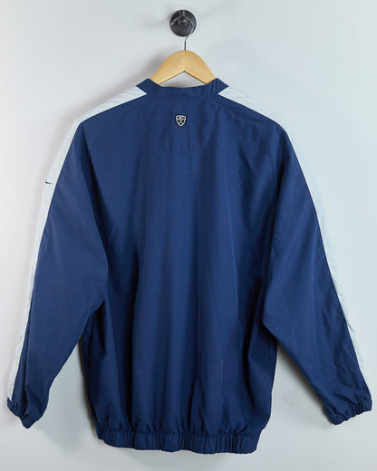 90s Nike Golf Blue/White Quarter Zip Windbreaker (L)