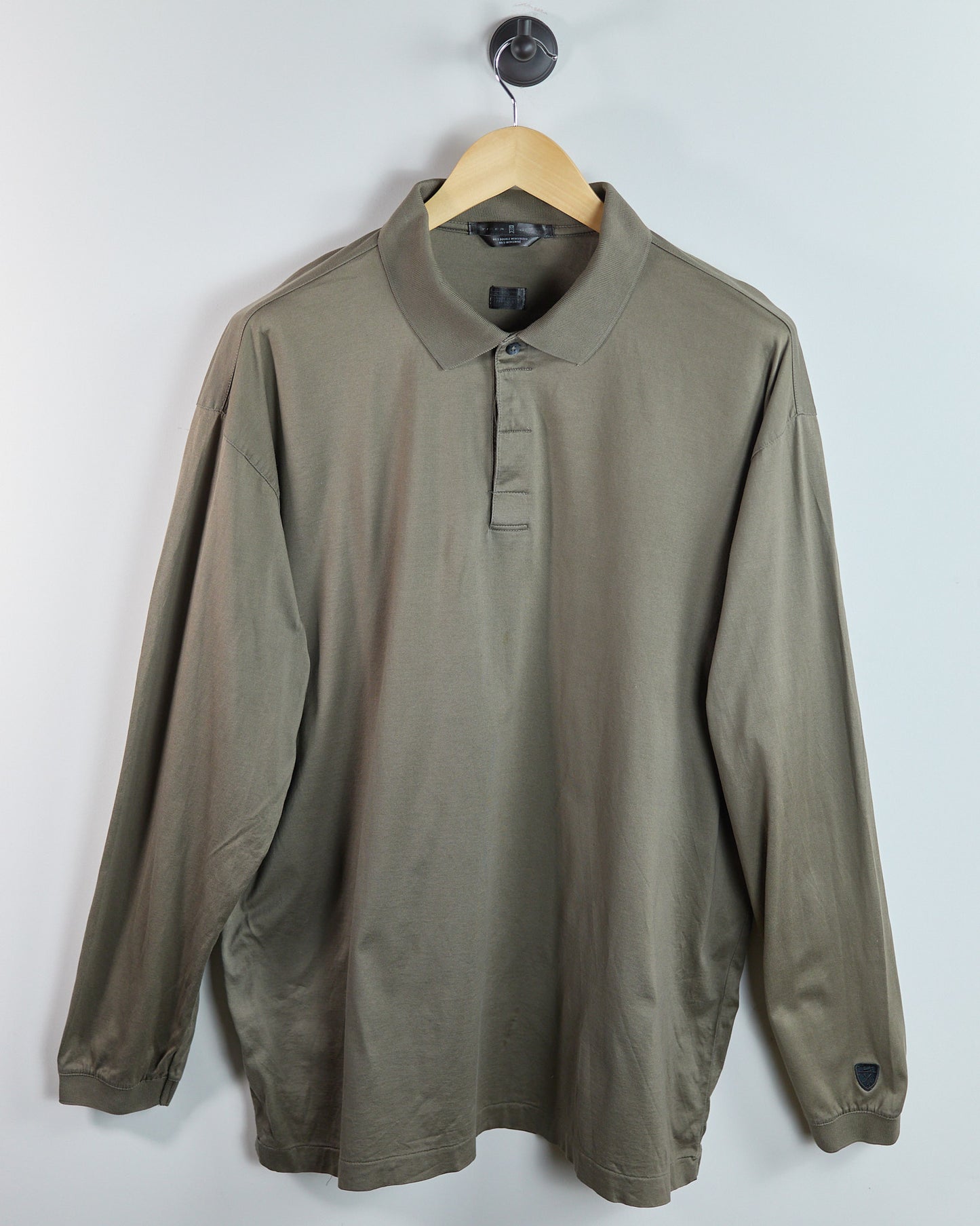 Early 00s Nike Golf Green Long Sleeve Polo (XL)