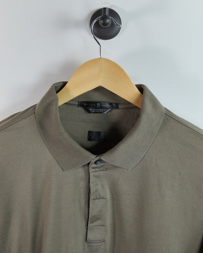 Early 00s Nike Golf Green Long Sleeve Polo (XL)