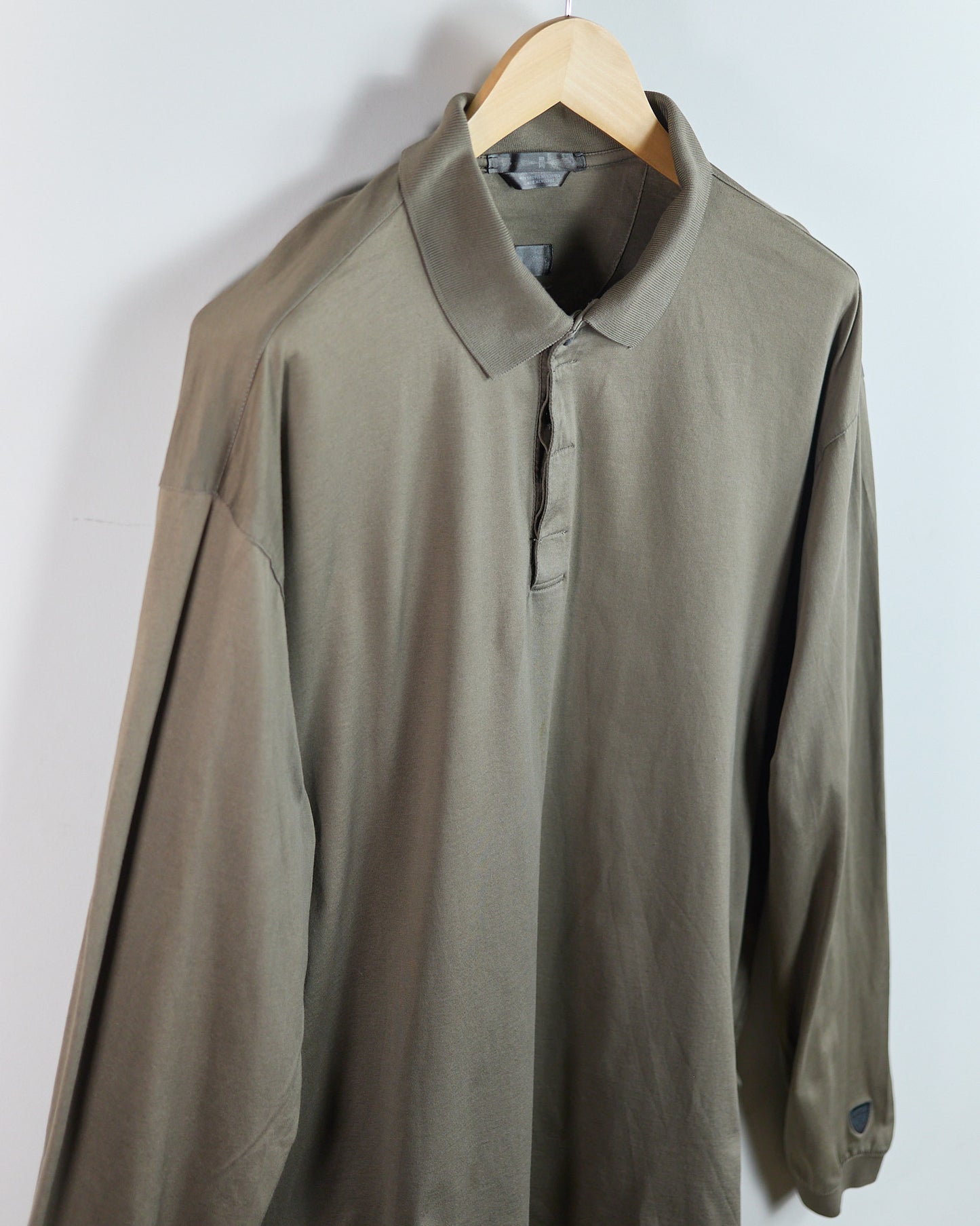 Early 00s Nike Golf Green Long Sleeve Polo (XL)