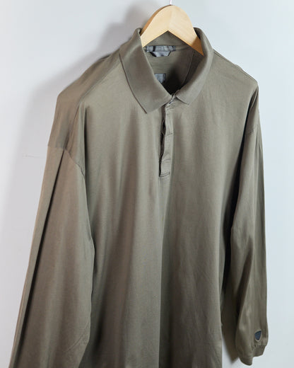 Early 00s Nike Golf Green Long Sleeve Polo (XL)