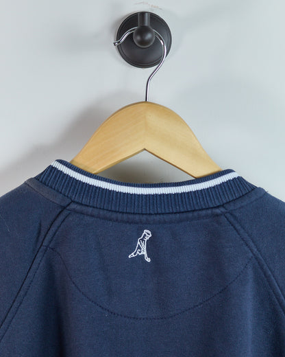 80s - early 90s Ping Blue/White Crew Neck Jumper (XL)