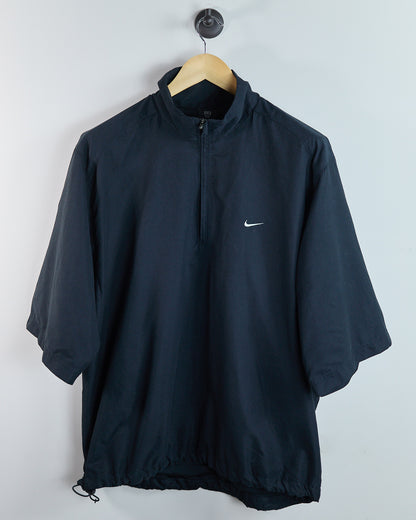 90s Nike Golf Short Sleeve Quarter Zip Windbreaker (XL)