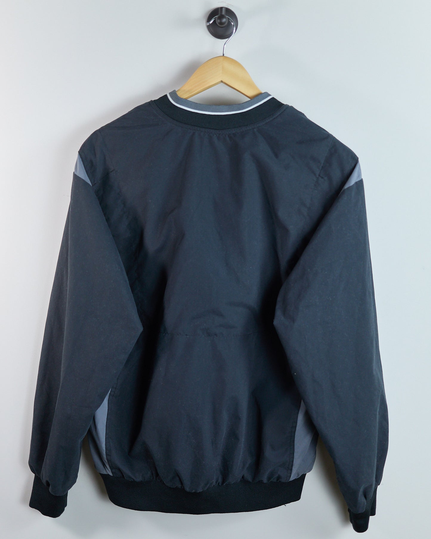 90s Nike Golf Black/Grey V Neck Windbreaker (M)