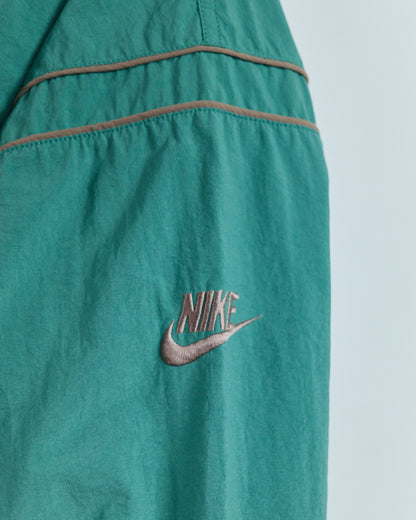 80s Nike Golf Green V Neck Windbreaker (XL)