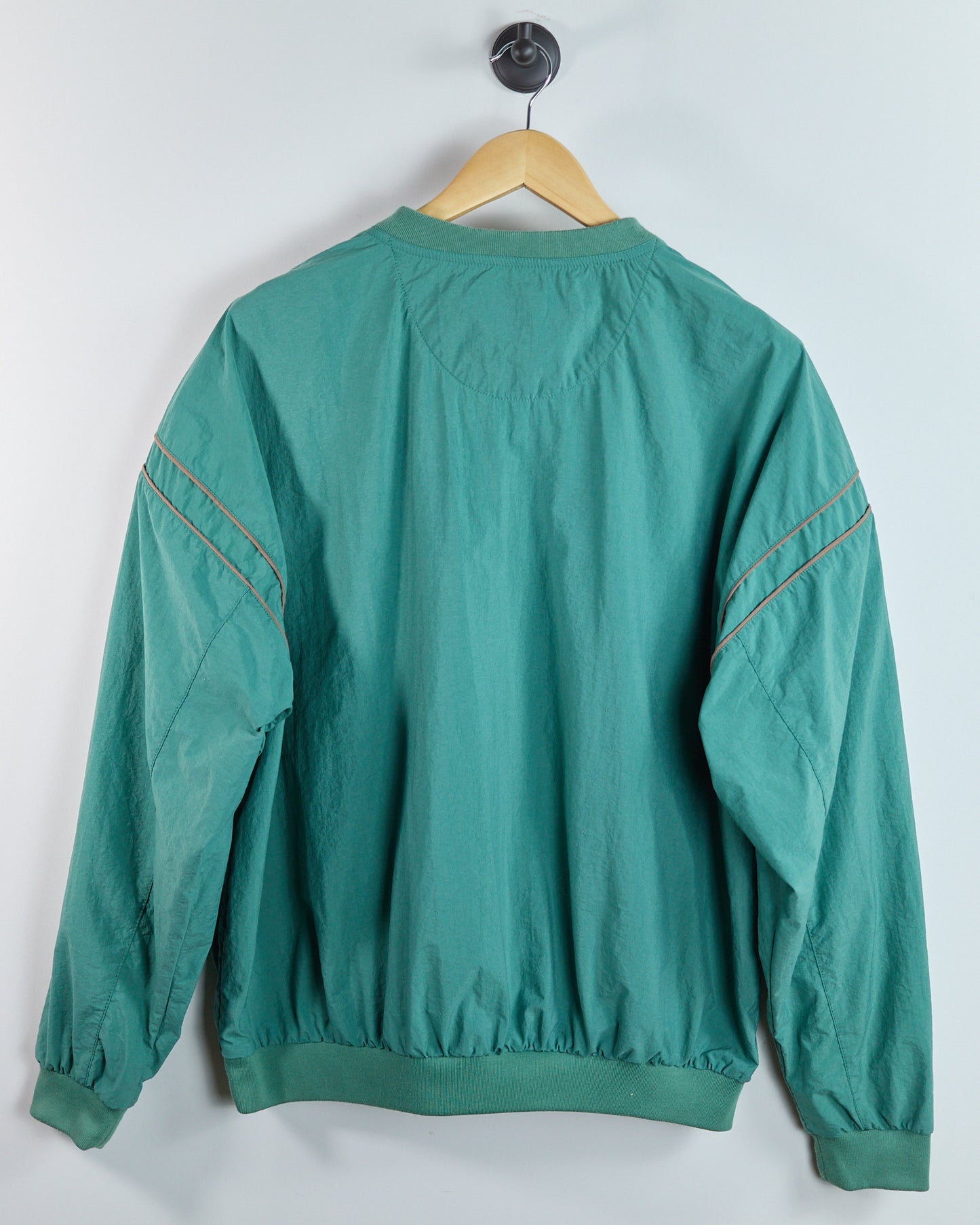 80s Nike Golf Green V Neck Windbreaker (XL)