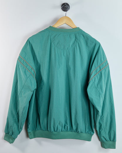 80s Nike Golf Green V Neck Windbreaker (XL)