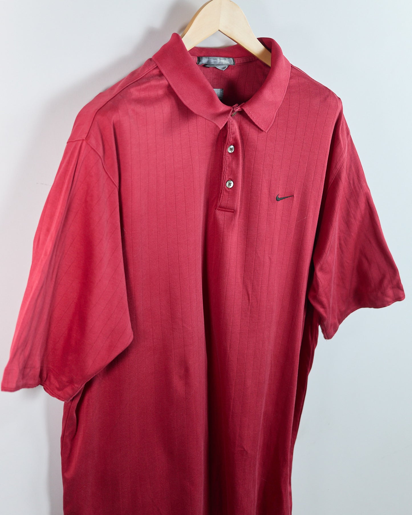 90s Nike Golf Tiger Woods Red Polo (XL)