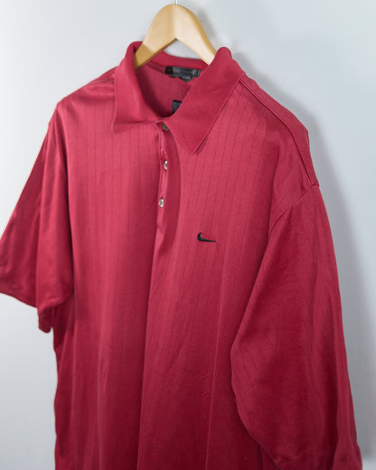 90s Nike Golf Tiger Woods Red Polo (XL)