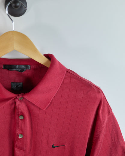90s Nike Golf Tiger Woods Red Polo (XL)