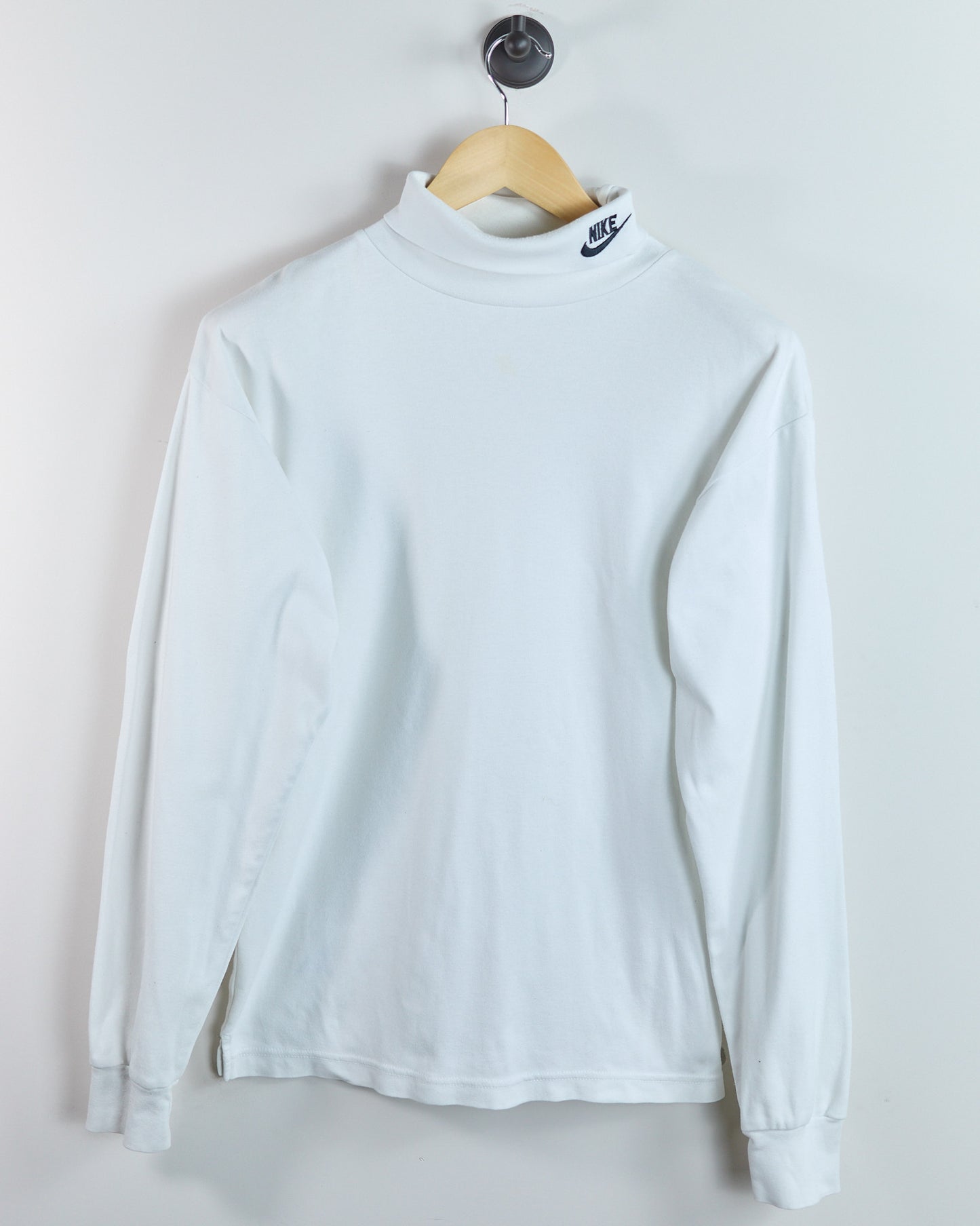 80s Nike Golf White Long Sleeve Turtle Neck (S)
