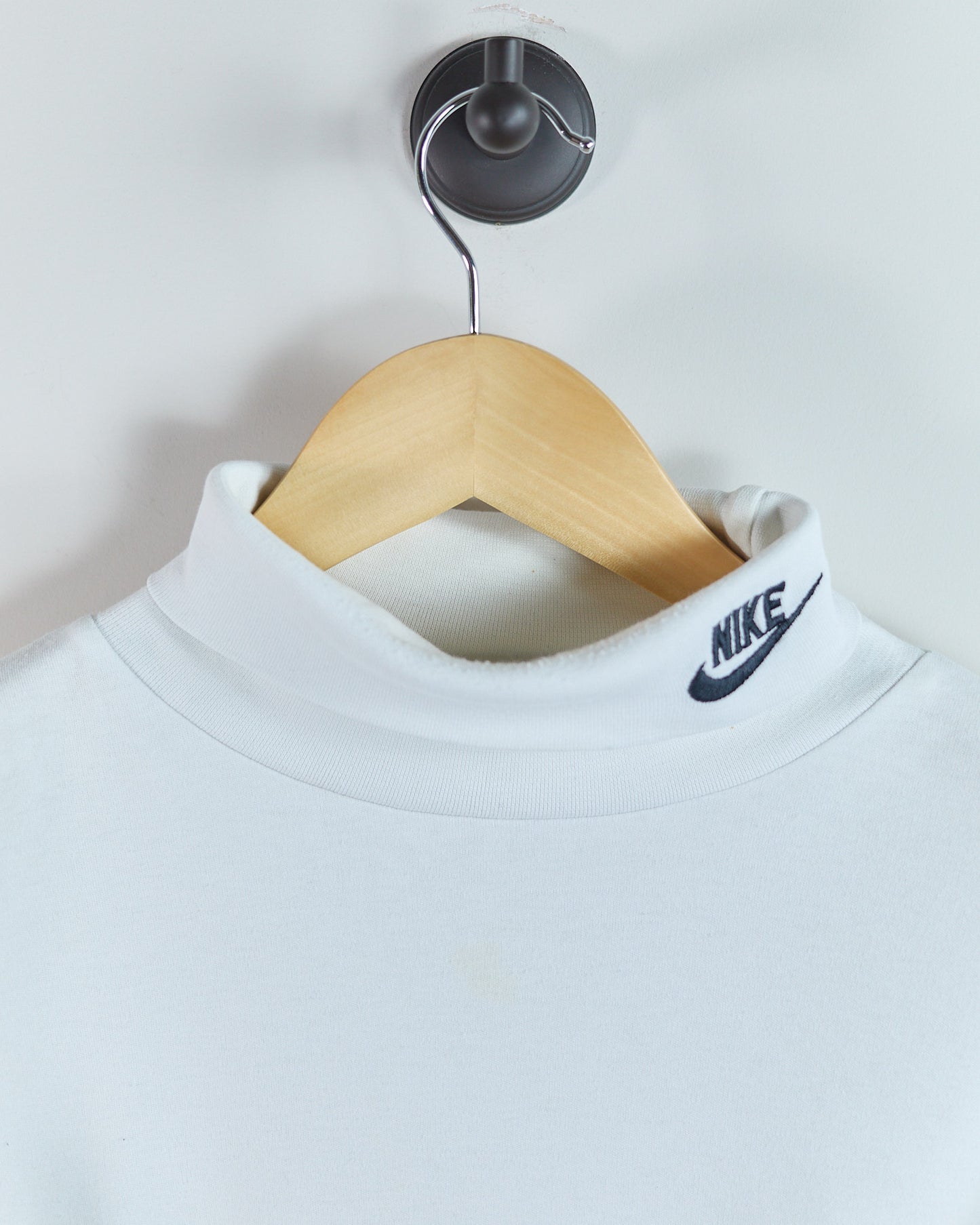 80s Nike Golf White Long Sleeve Turtle Neck (S)