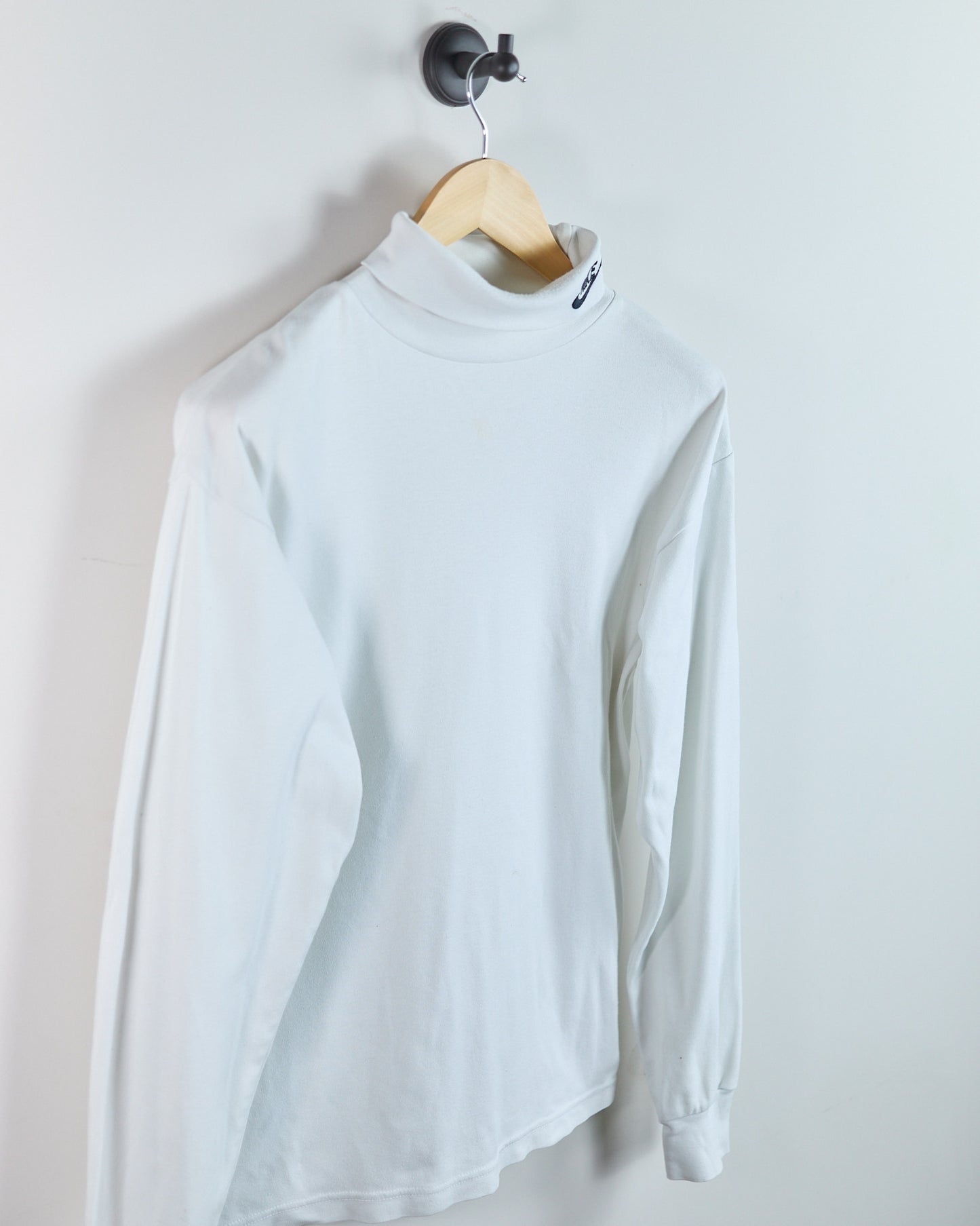 80s Nike Golf White Long Sleeve Turtle Neck (S)