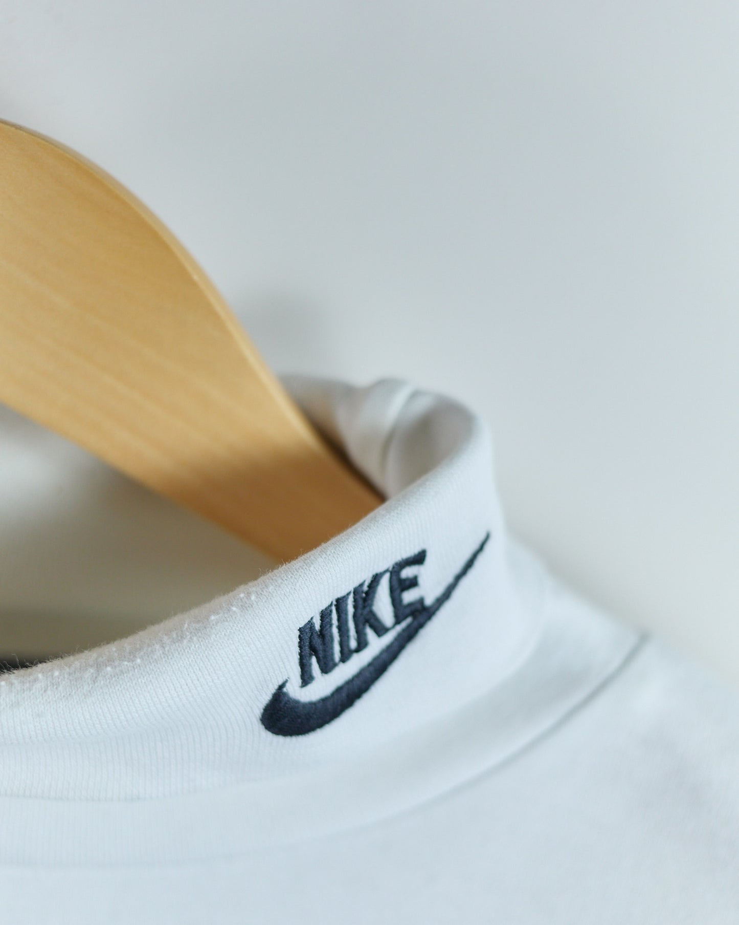 80s Nike Golf White Long Sleeve Turtle Neck (S)
