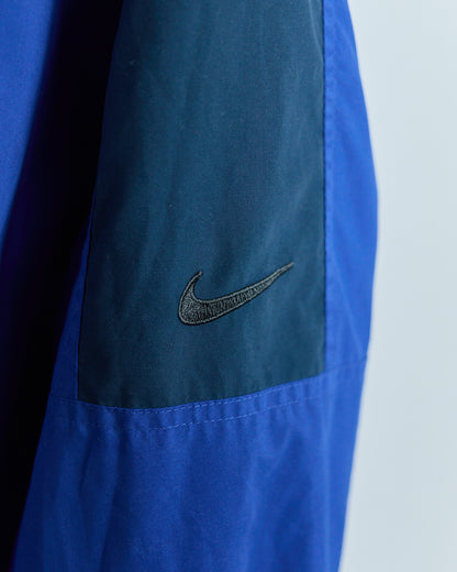 80s to early 90s Nike Golf Blue V Neck Windbreaker (L)