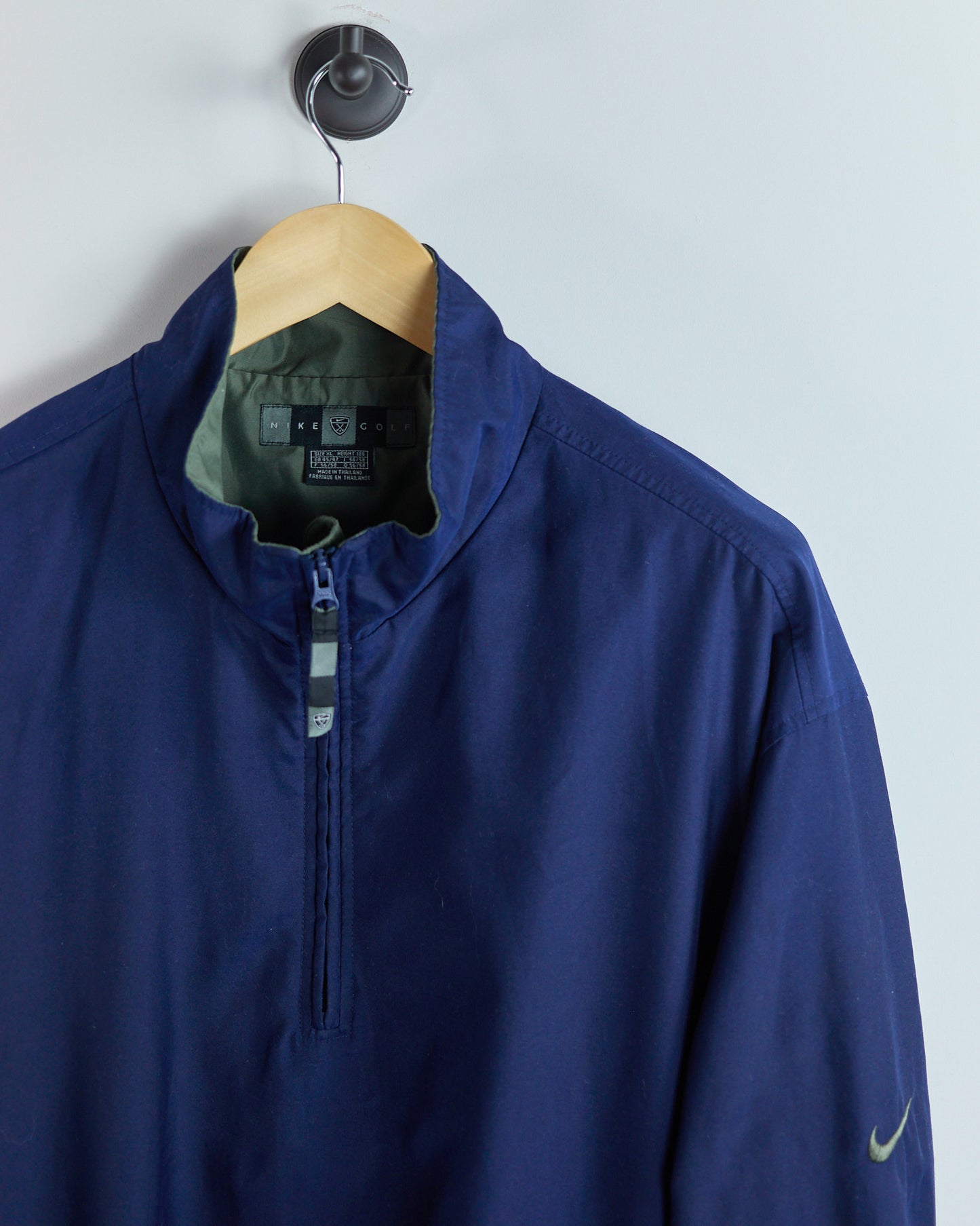 90s to 00s Nike Golf Blue Quarter Zip Windbreaker (XL)