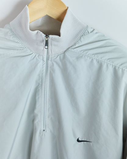 90s Nike Golf Cream/White Quarter Zip Reversible Jumper (XL)