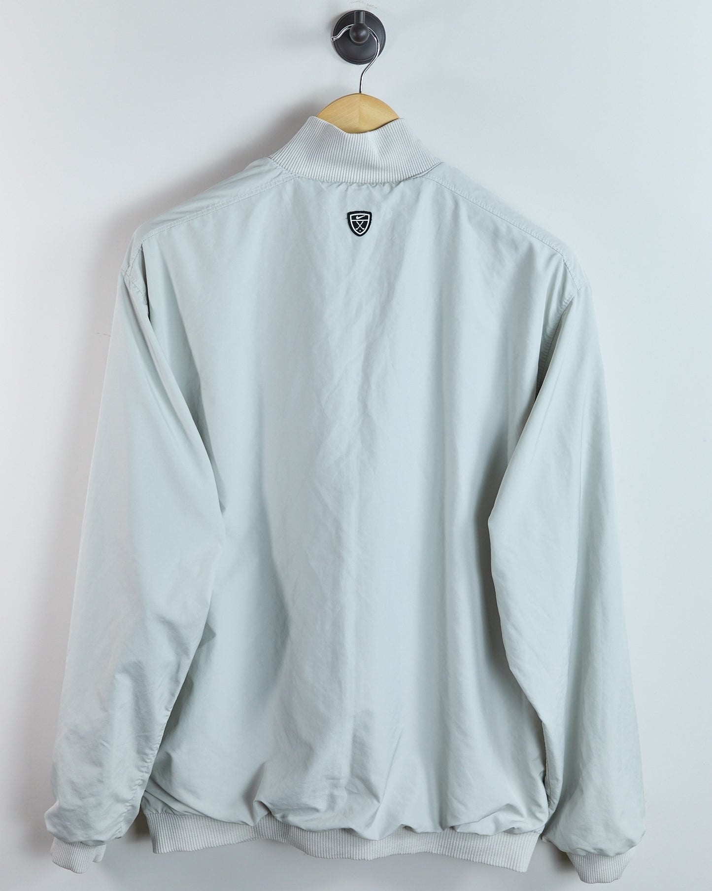 90s Nike Golf Cream/White Quarter Zip Reversible Jumper (XL)