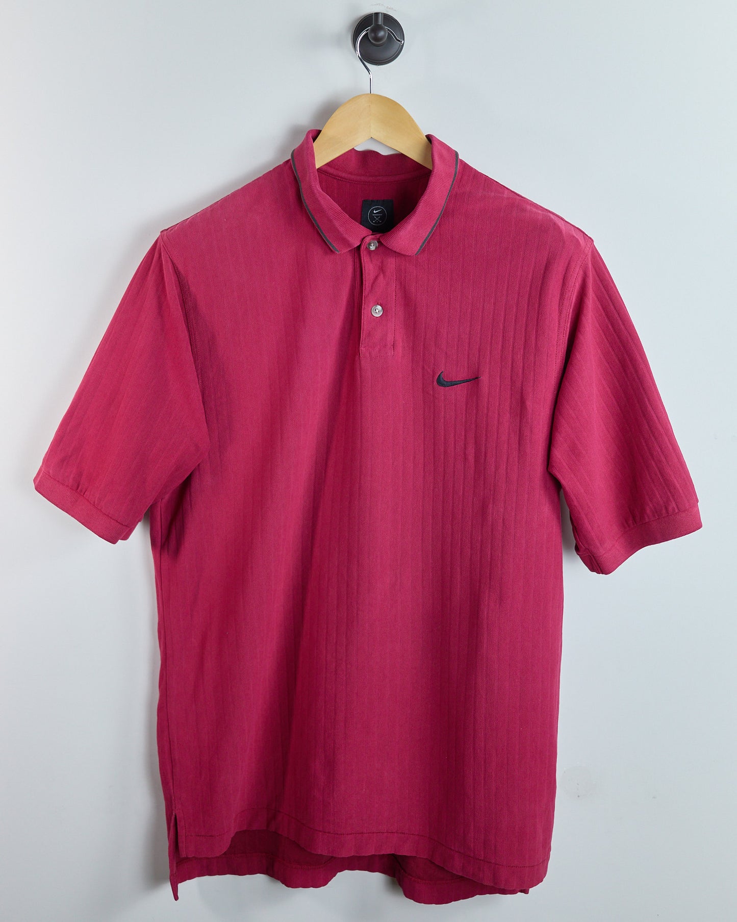 80s to early 90s Nike Golf Red Polo (M)