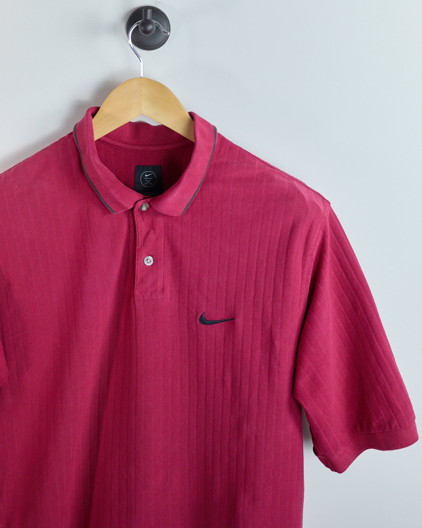 80s to early 90s Nike Golf Red Polo (M)