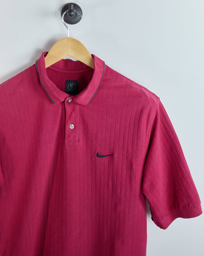 80s to early 90s Nike Golf Red Polo (M)