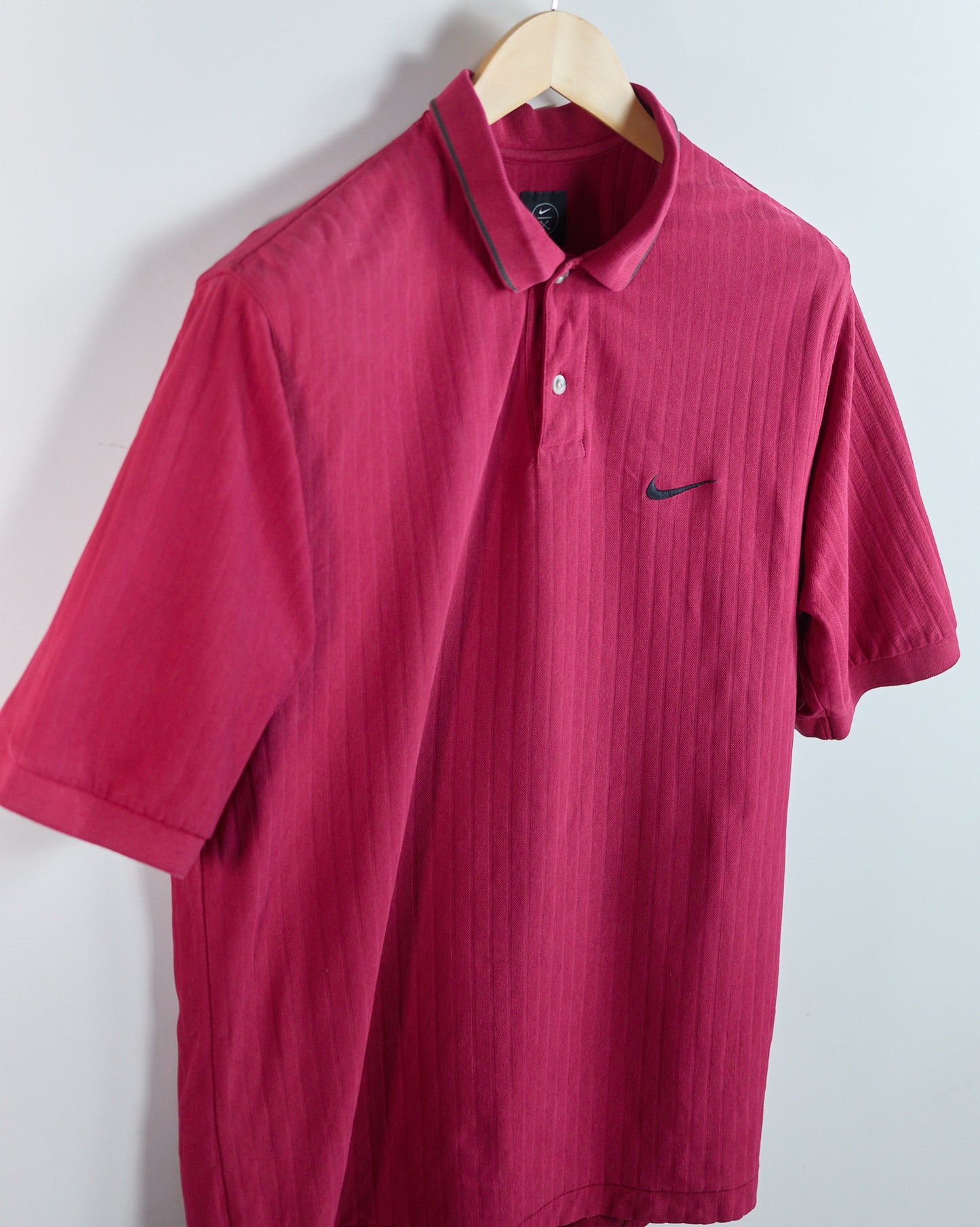 80s to early 90s Nike Golf Red Polo (M)