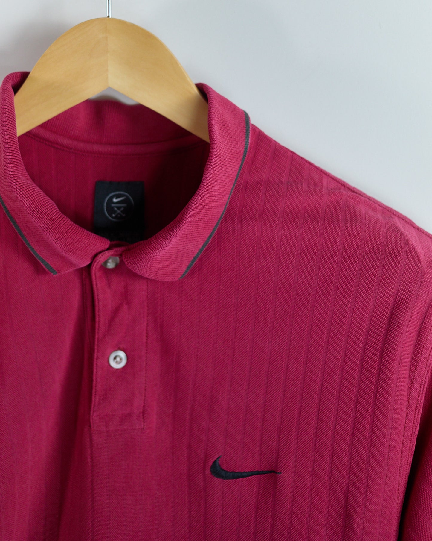 80s to early 90s Nike Golf Red Polo (M)