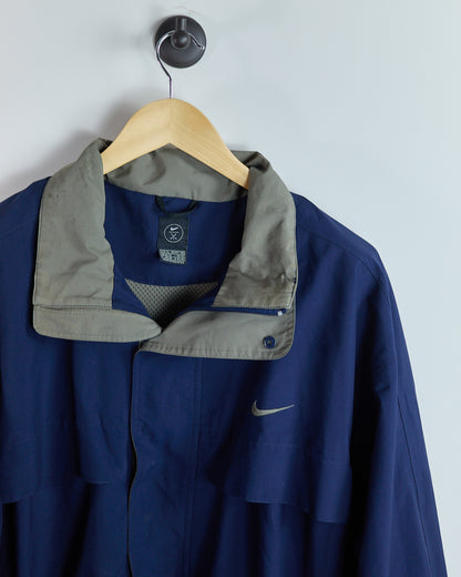 90s Nike Golf Blue Full Zip Windbreaker (XL)