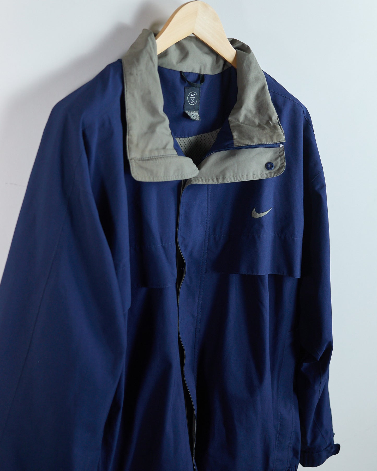 90s Nike Golf Blue Full Zip Windbreaker (XL)