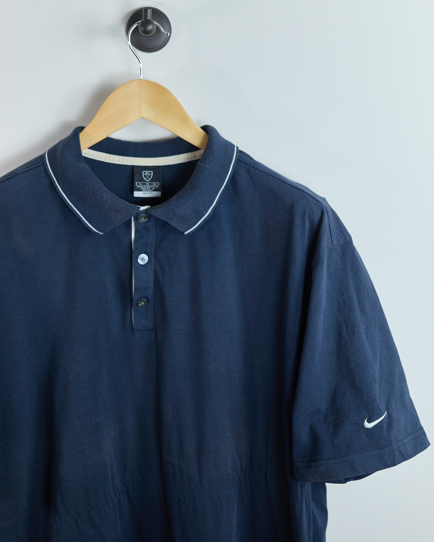 90s Nike Golf Dark Blue Polo (XL)