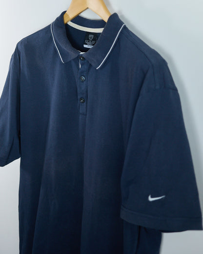 90s Nike Golf Dark Blue Polo (XL)