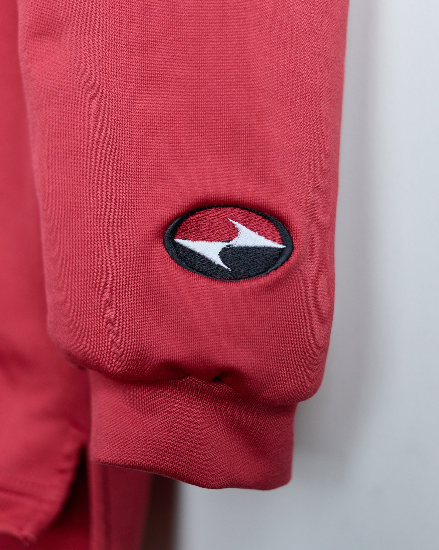 90s Nike Golf Tiger Woods Yin Yang Red Quarter Zip Jumper (L)