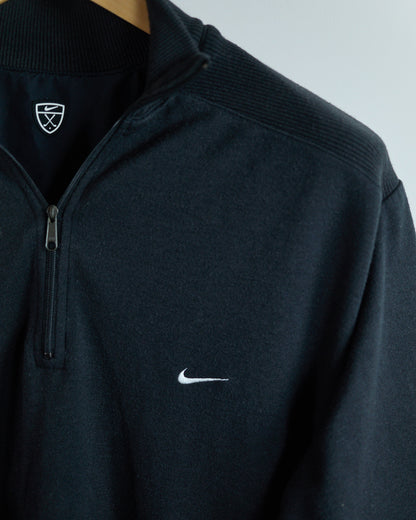 90s Nike Golf Quarter Zip Reversible Jumper (L)