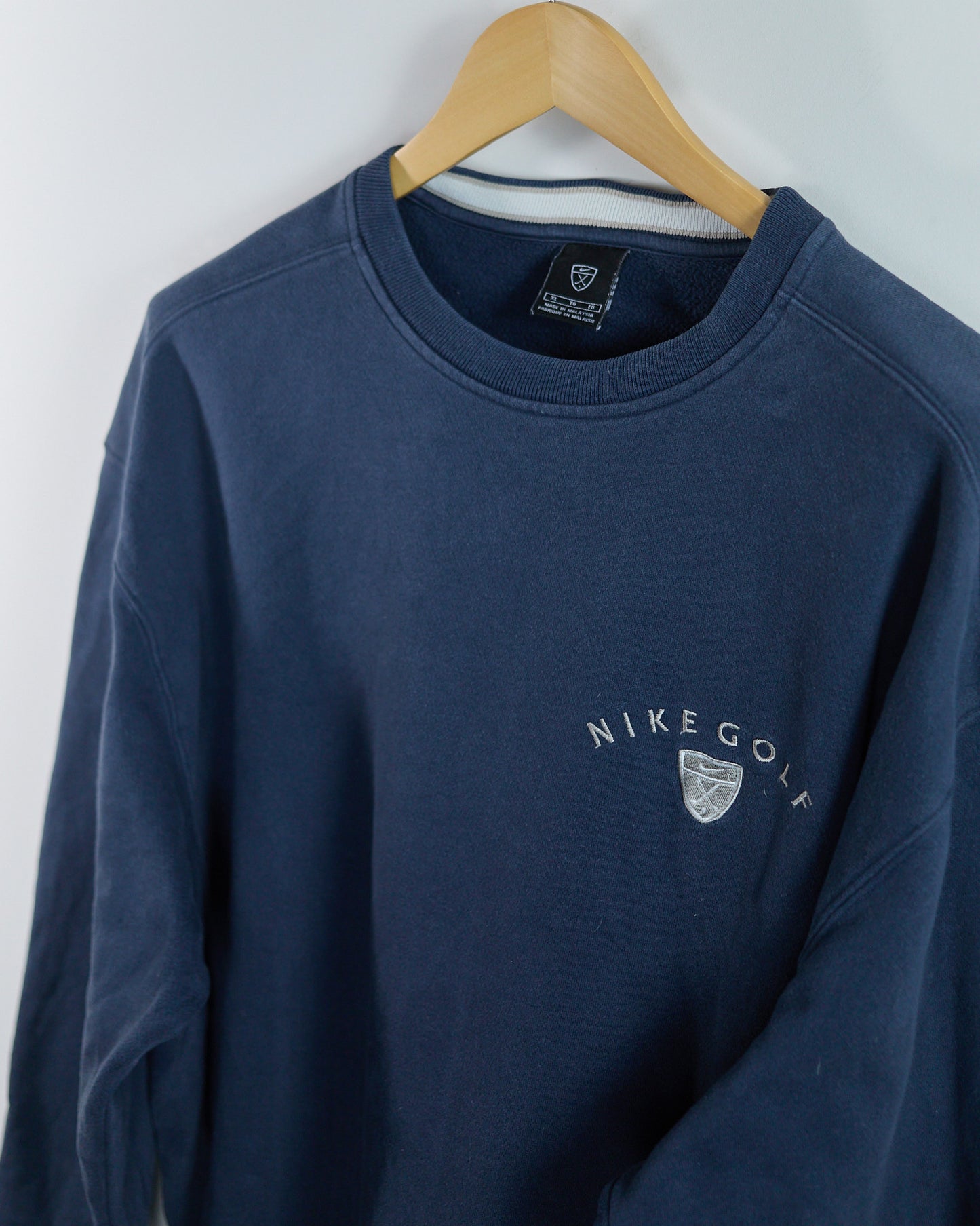 90s Nike Golf Blue Crew Neck Jumper (XL)