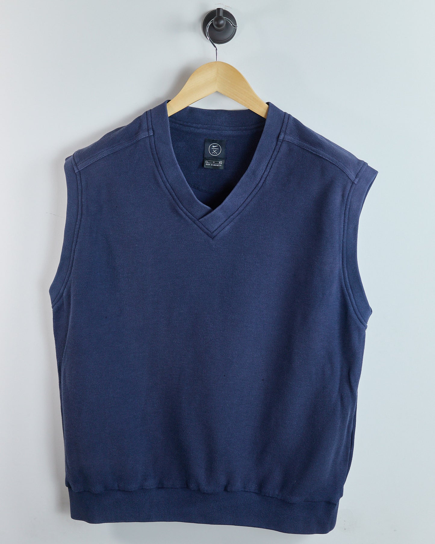 90s Nike Golf Blue V Neck Vest (L)