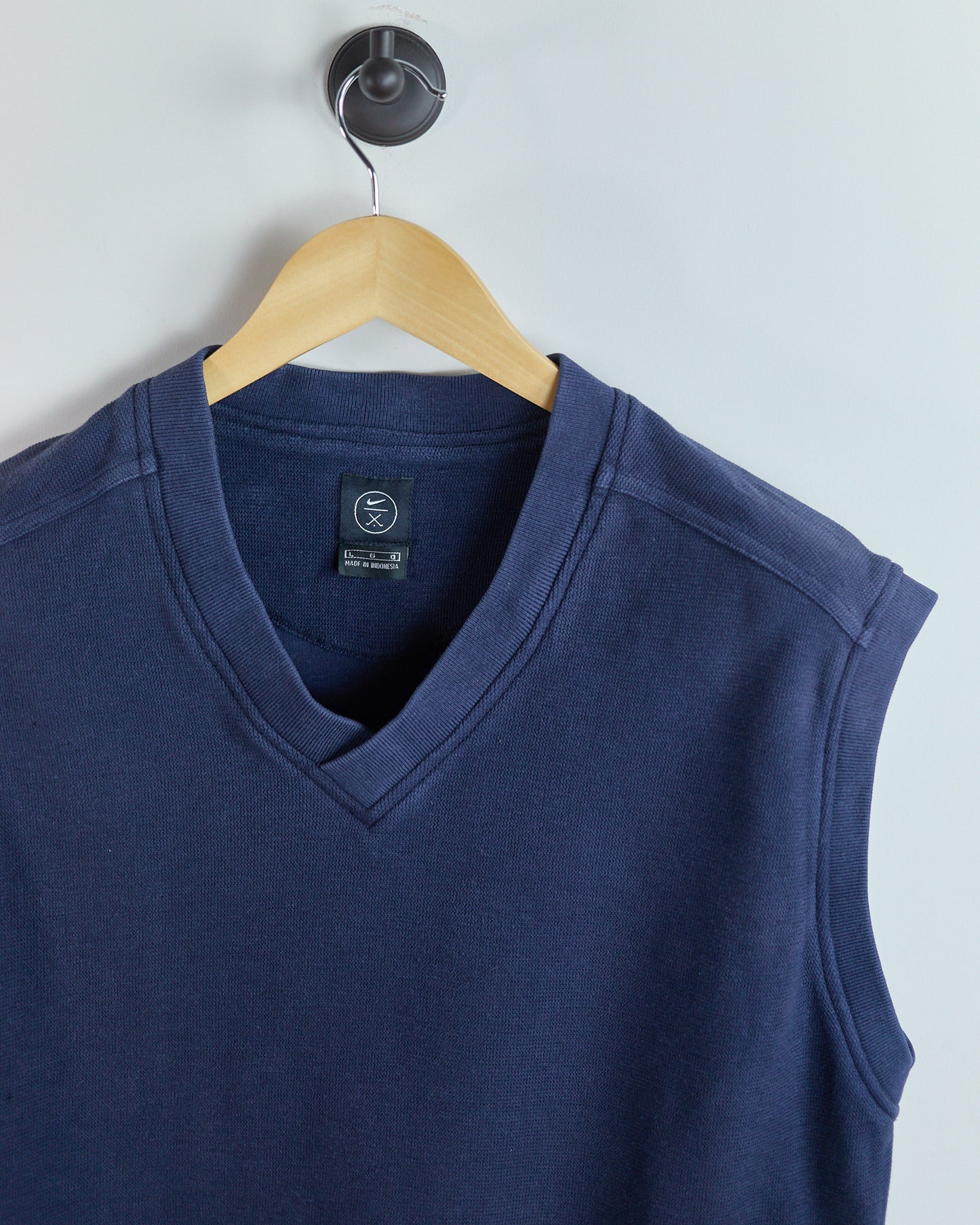 90s Nike Golf Blue V Neck Vest (L)