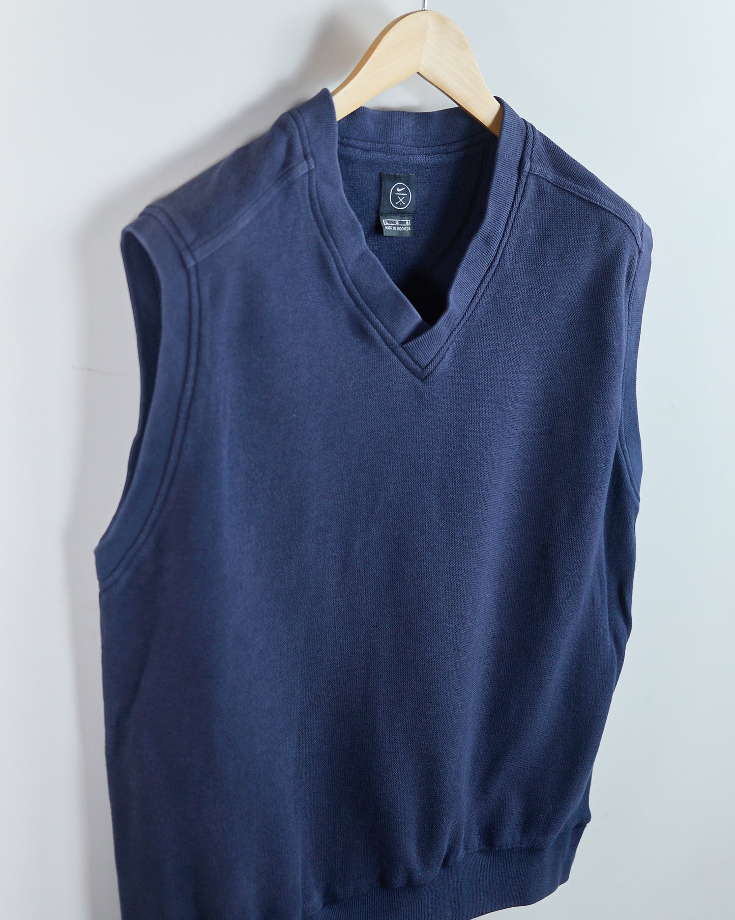 90s Nike Golf Blue V Neck Vest (L)