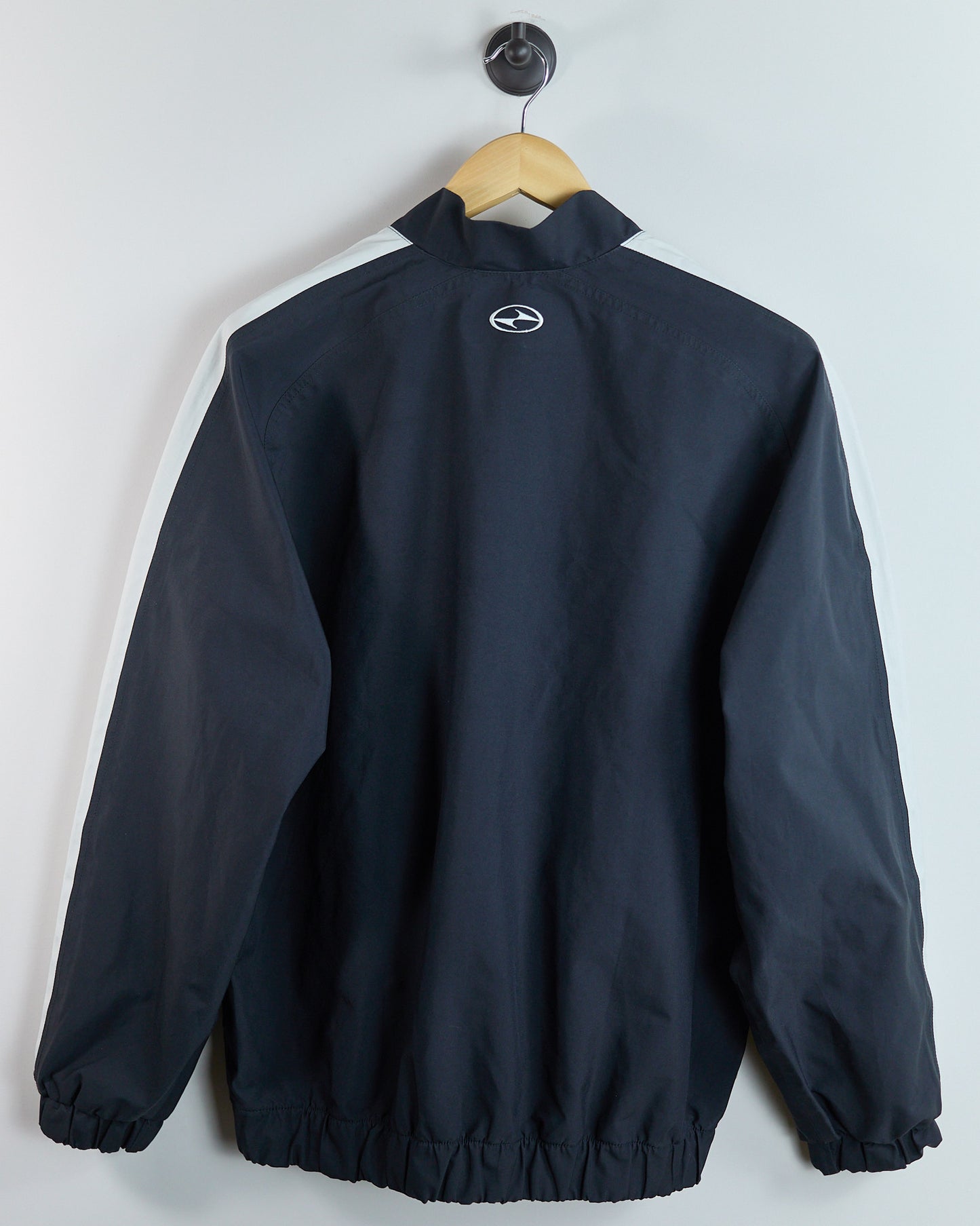90s Nike Golf Tiger Woods Black/White Quarter Zip Windbreaker (M)