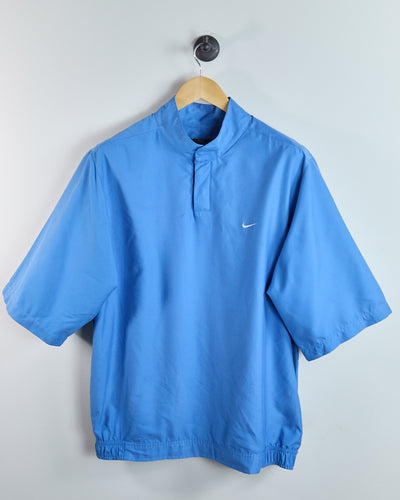 90s Nike Golf Blue Short Sleeve Windbreaker (L)