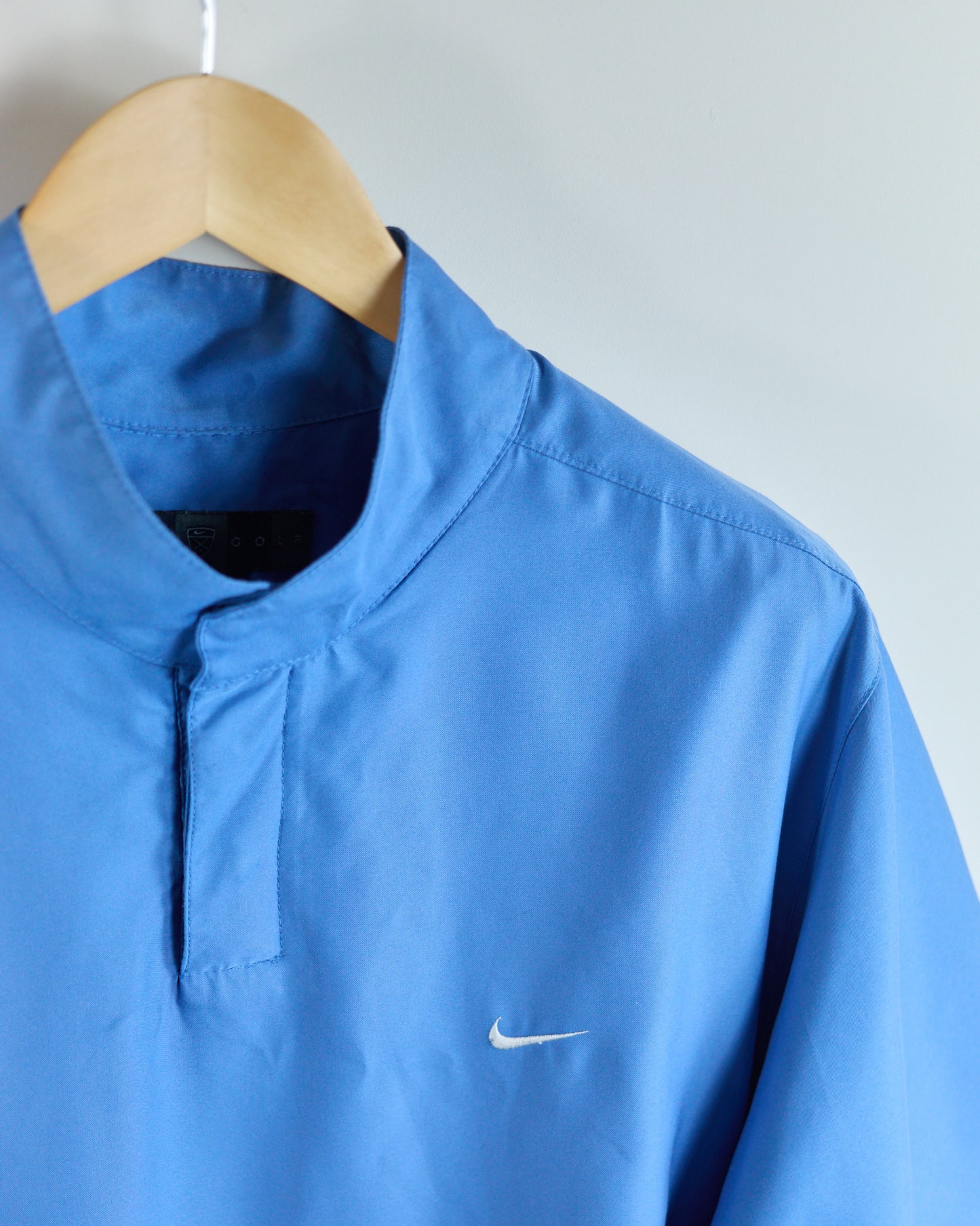 90s Nike Golf Blue Short Sleeve Windbreaker (L)