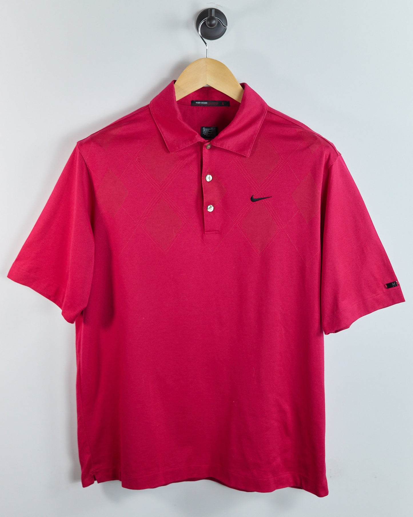 90s Nike Golf Tiger Woods Red Polo (M)