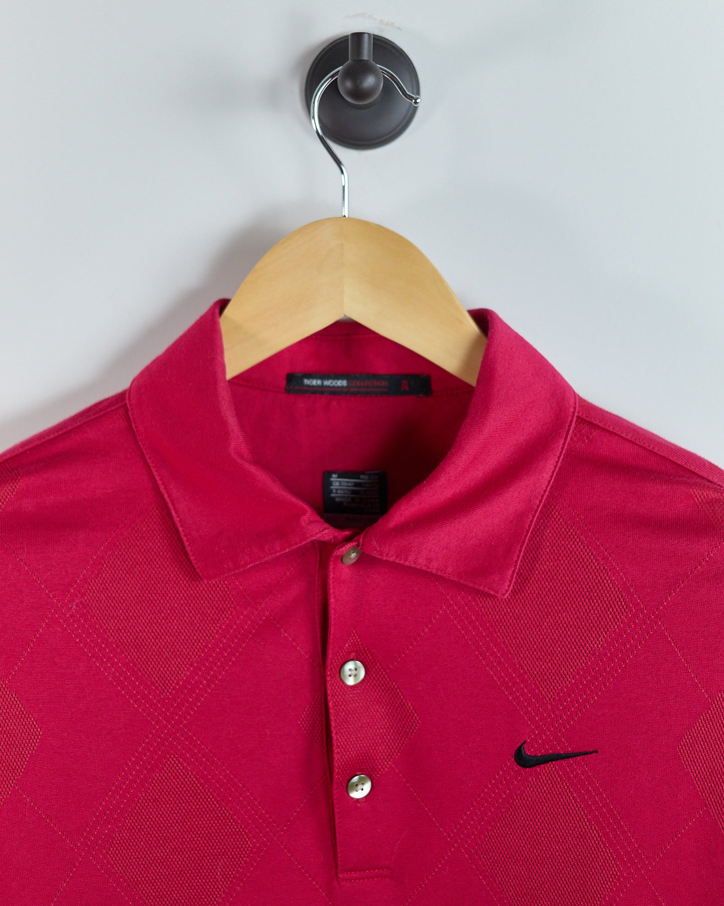 90s Nike Golf Tiger Woods Red Polo (M)