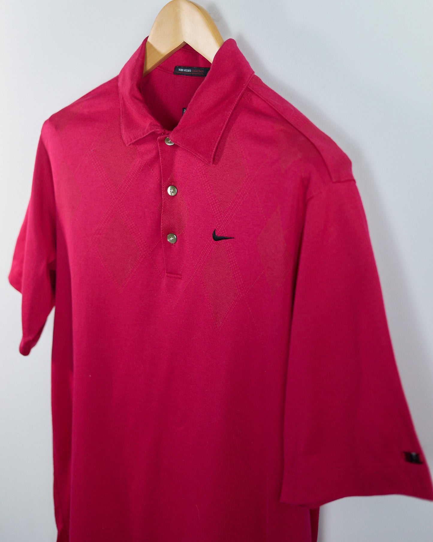 90s Nike Golf Tiger Woods Red Polo (M)