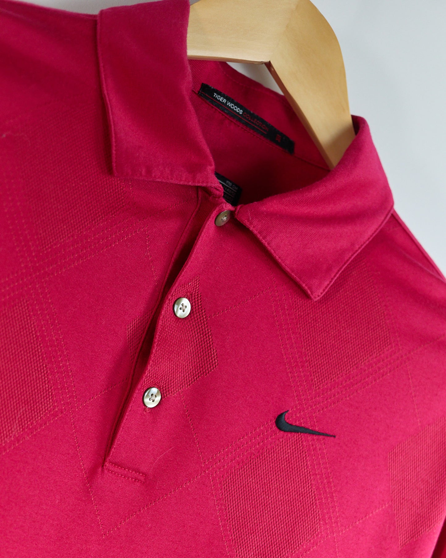90s Nike Golf Tiger Woods Red Polo (M)