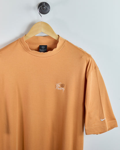 90s Nike Golf Orange Short Sleeve Mock Neck (L)