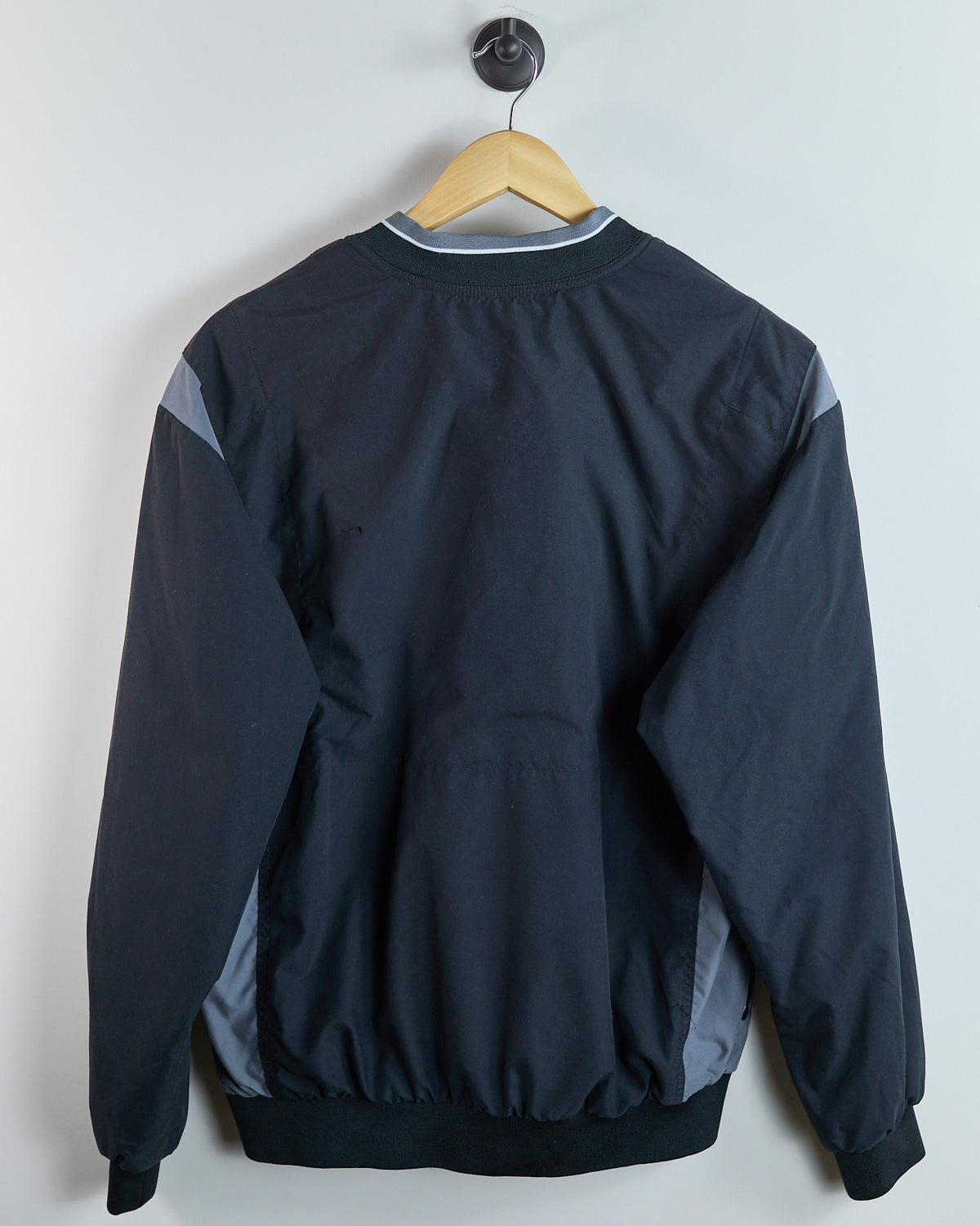 90s Nike Golf Black/Grey V Neck Windbreaker (M)