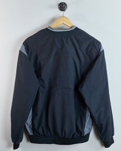 90s Nike Golf Black/Grey V Neck Windbreaker (M)