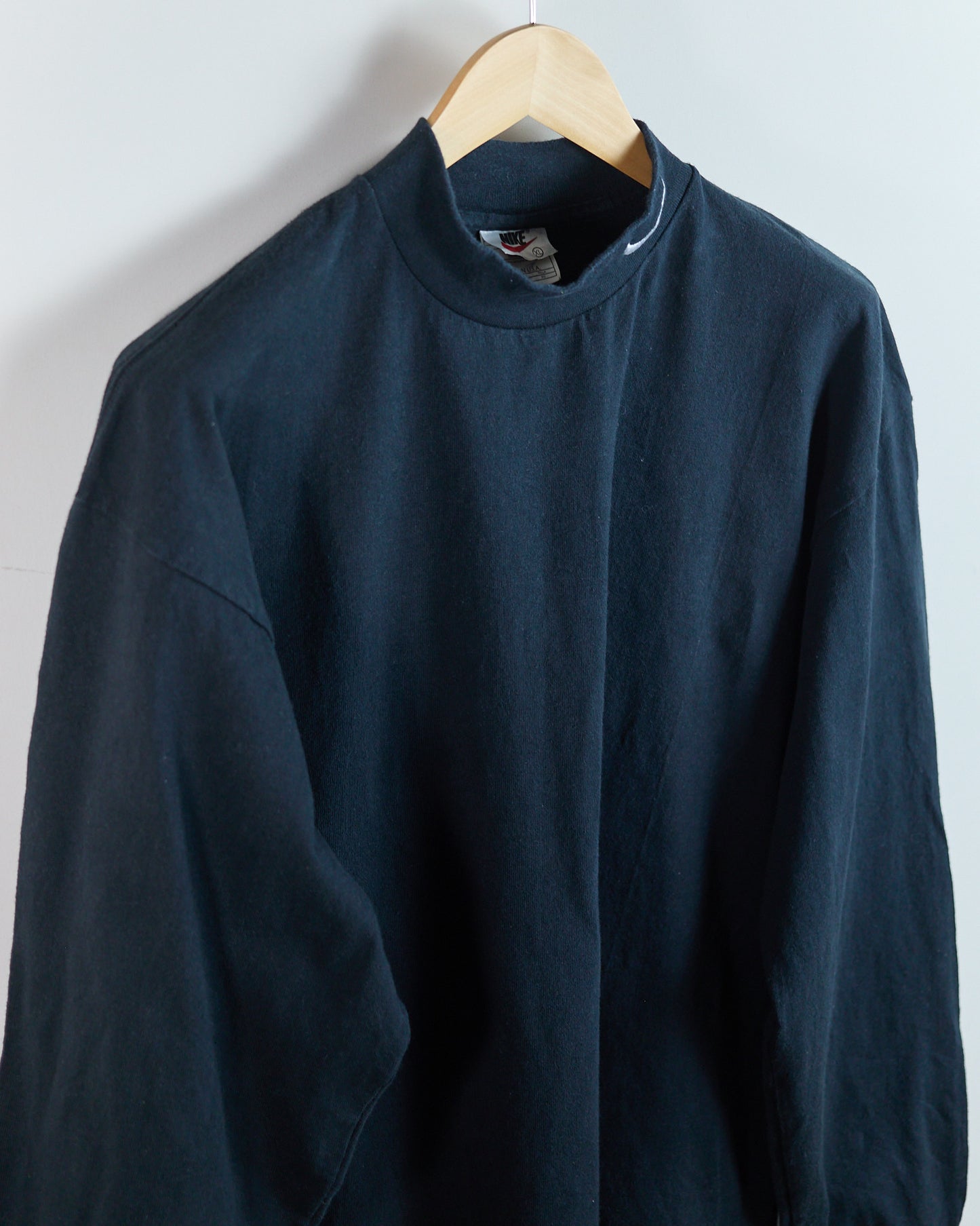 80s to early 90s Nike Golf Black Long Sleeve Turtle Neck (XL)