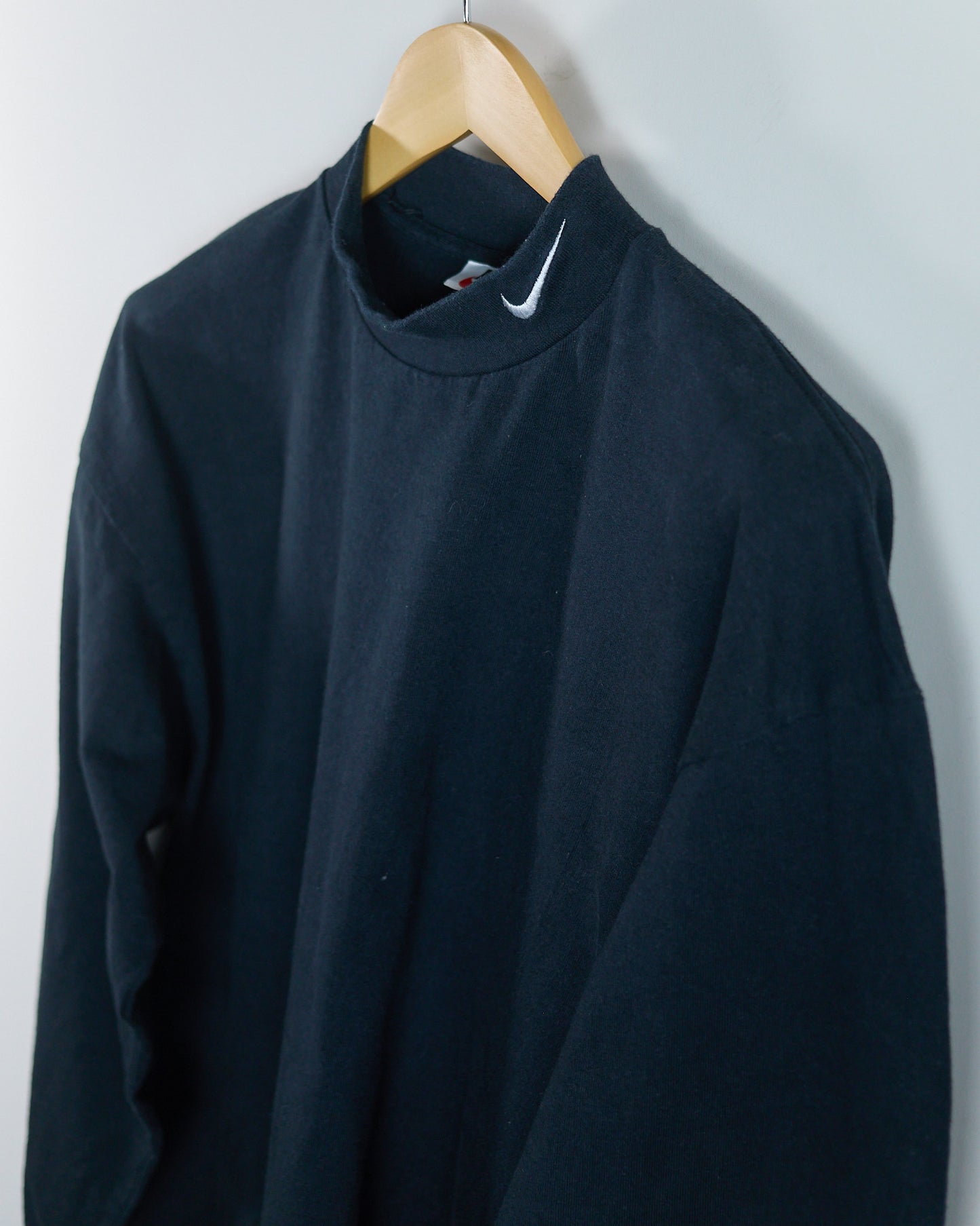 80s to early 90s Nike Golf Black Long Sleeve Turtle Neck (XL)
